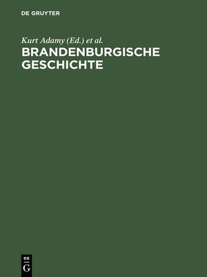 cover image of Brandenburgische Geschichte